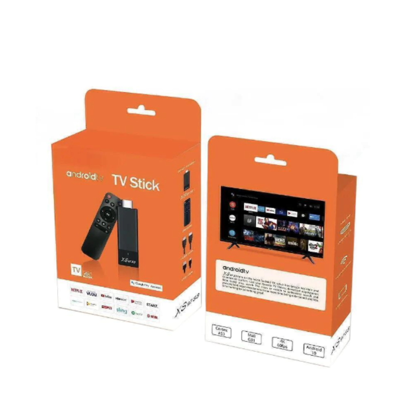 Tv Stick / Smart Tv Android 4k Wi-fi Hdmi Streaming Cor Preto