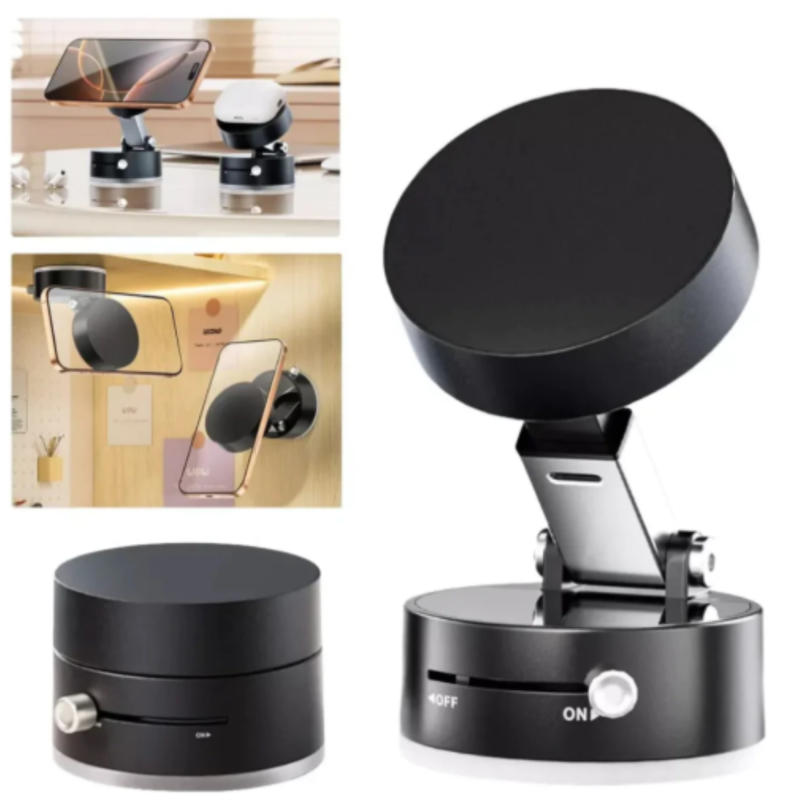 Suporte Magnético Portátil Dobrável A Vácuo Para Telefone